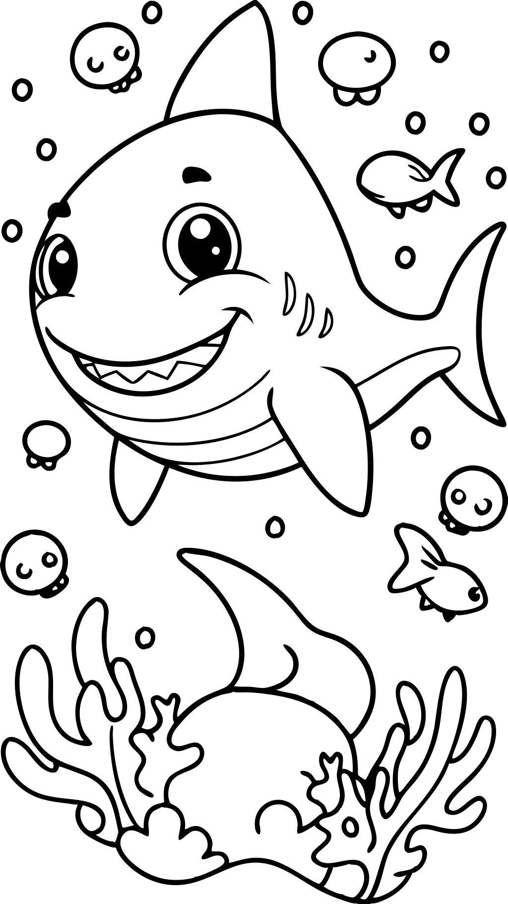 coloriages sans requin